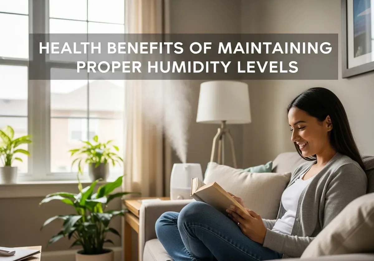 Person breathing comfortably with clear airways in clean air environment, demonstrating respiratory wellness and ideal home h